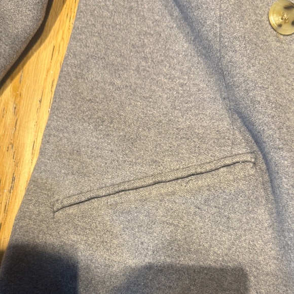 J. Crew Women's Classic Gray Pea Coat - Picture 4 of 6